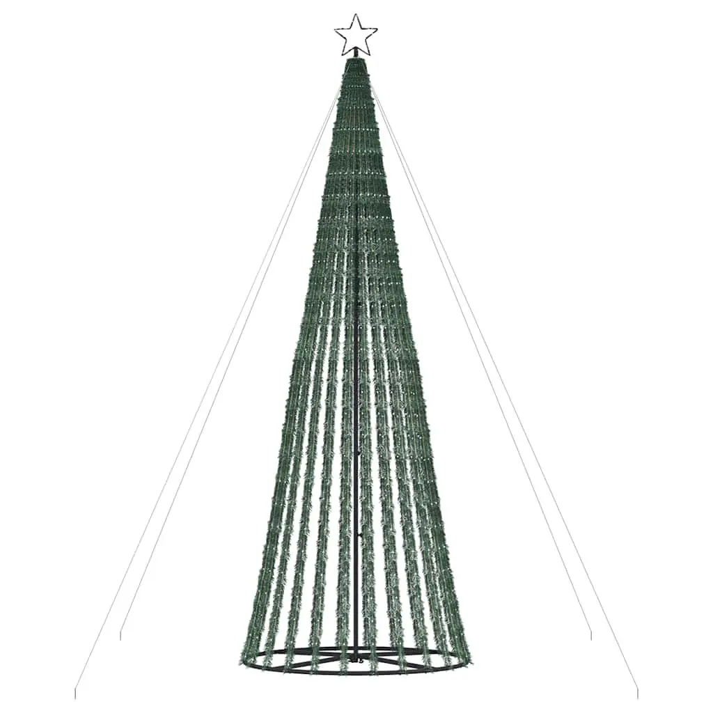LED Christmas Tree 400cm Warm White Lights 8 Effects