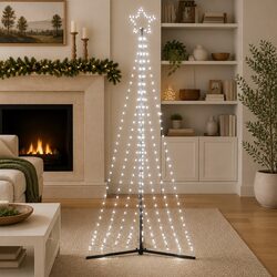 Your Festive Companion: 240cm LED Christmas Tree
