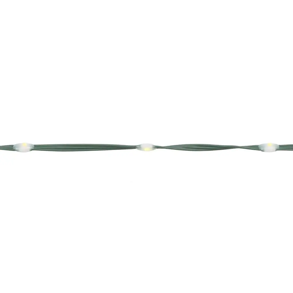 LED Christmas Tree 240cm Cold White Lights 8 Effects Indoor Outdoor