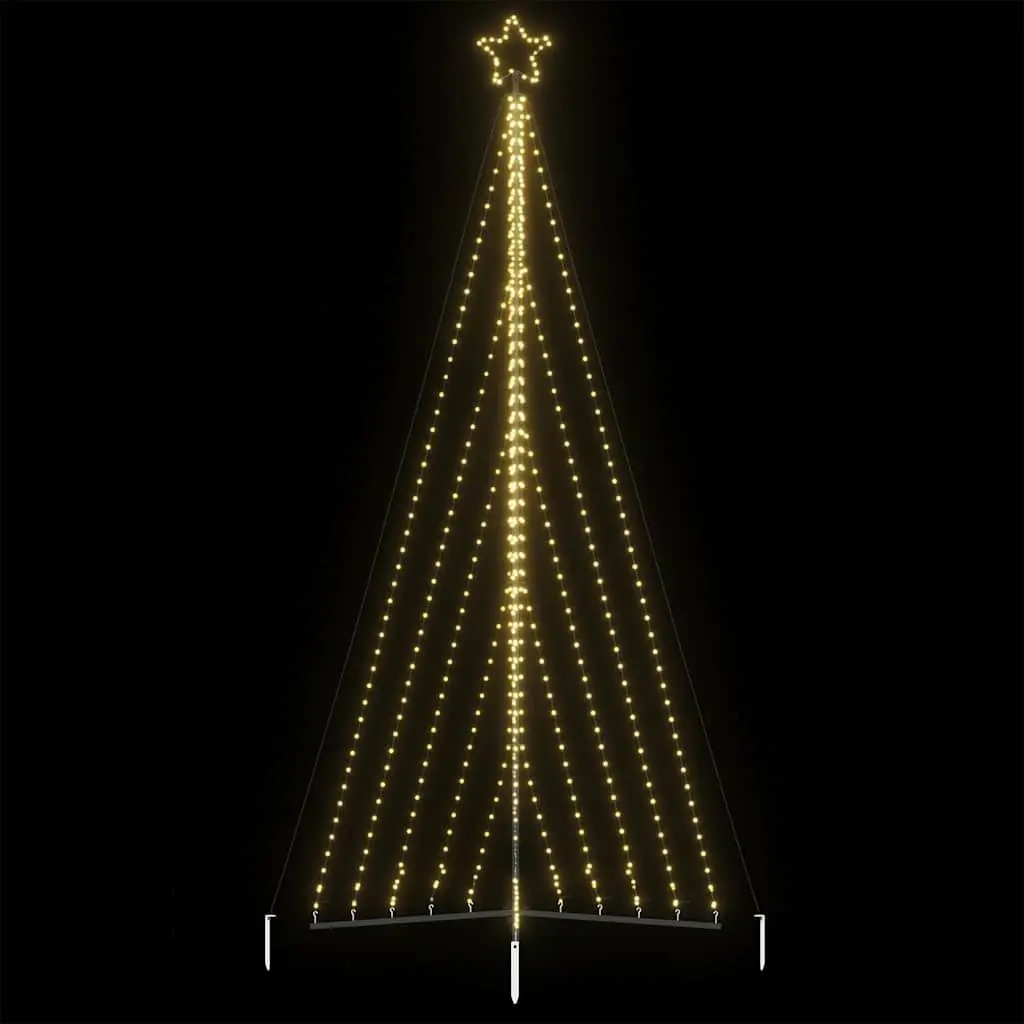 LED Christmas Tree Warm White Lights 570 LED 4045cm 8 Effects Indoor Outdoor Decoration