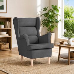 Your New Favorite Dark Grey Armchair Awaits