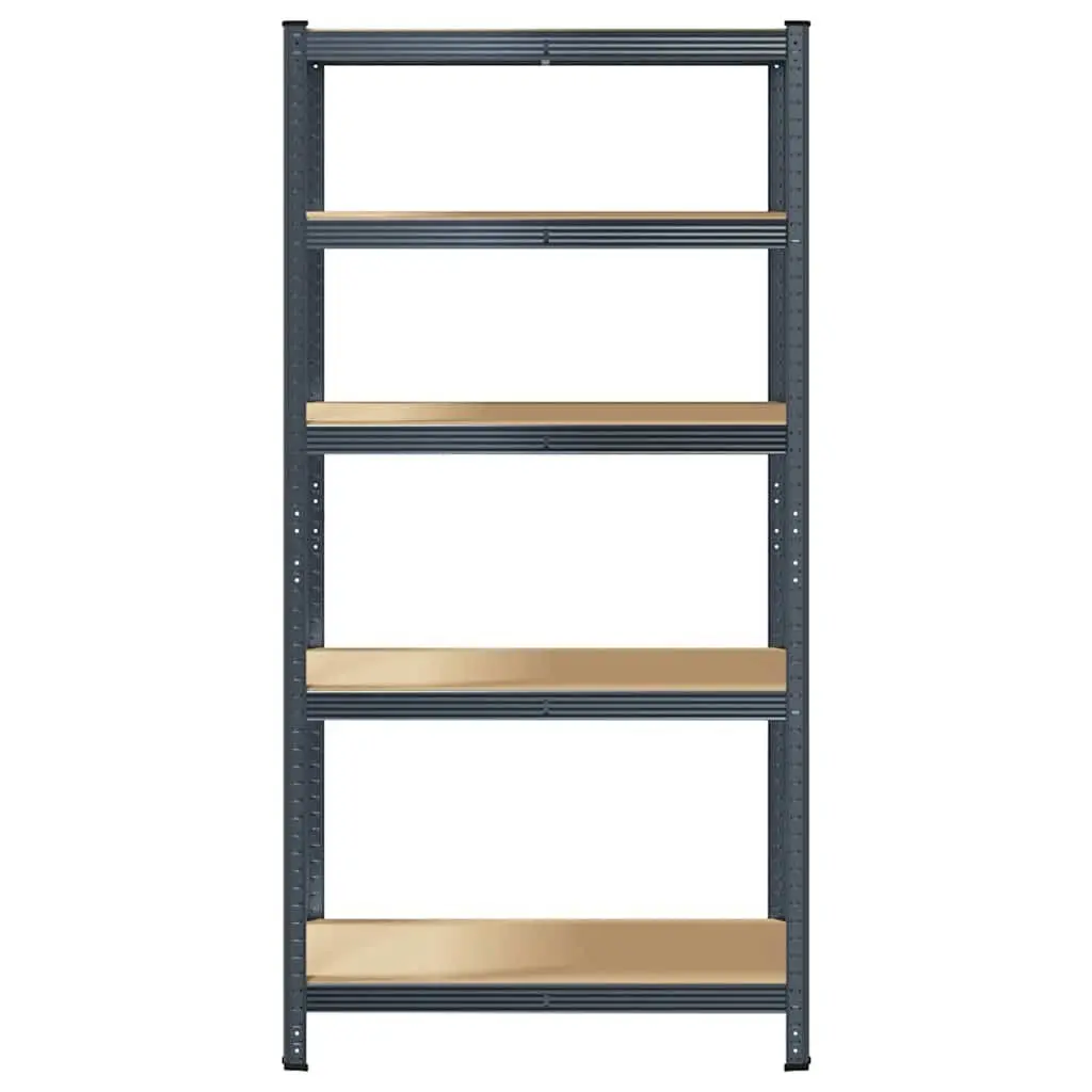 5-Layer Storage Shelf Anthracite Steel Engineered Wood