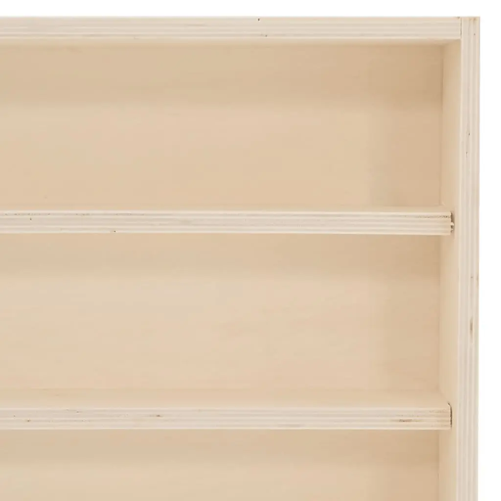 Wooden Display Cabinet with Transparent Doors for Collectibles 4 Shelves Brown