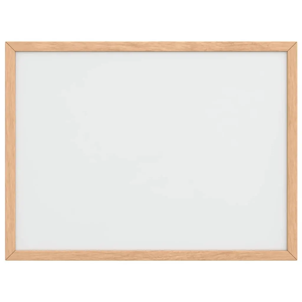 Magnetic Whiteboard Dry Erase Board Pine Wood Frame 40x30cm Home Office Display