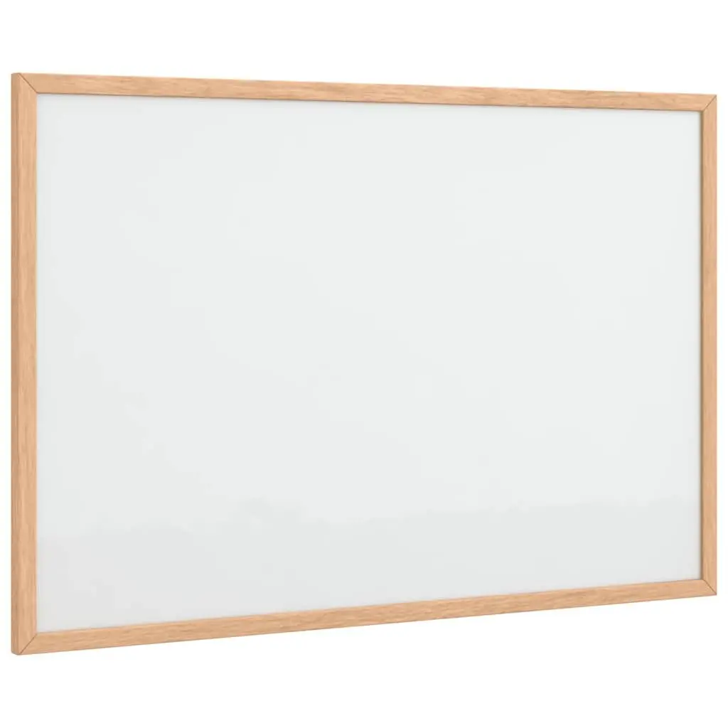 Magnetic Whiteboard Dry Erase Board Lacquer-Coated Smooth Surface Solid Pine Wood Frame 60x40cm