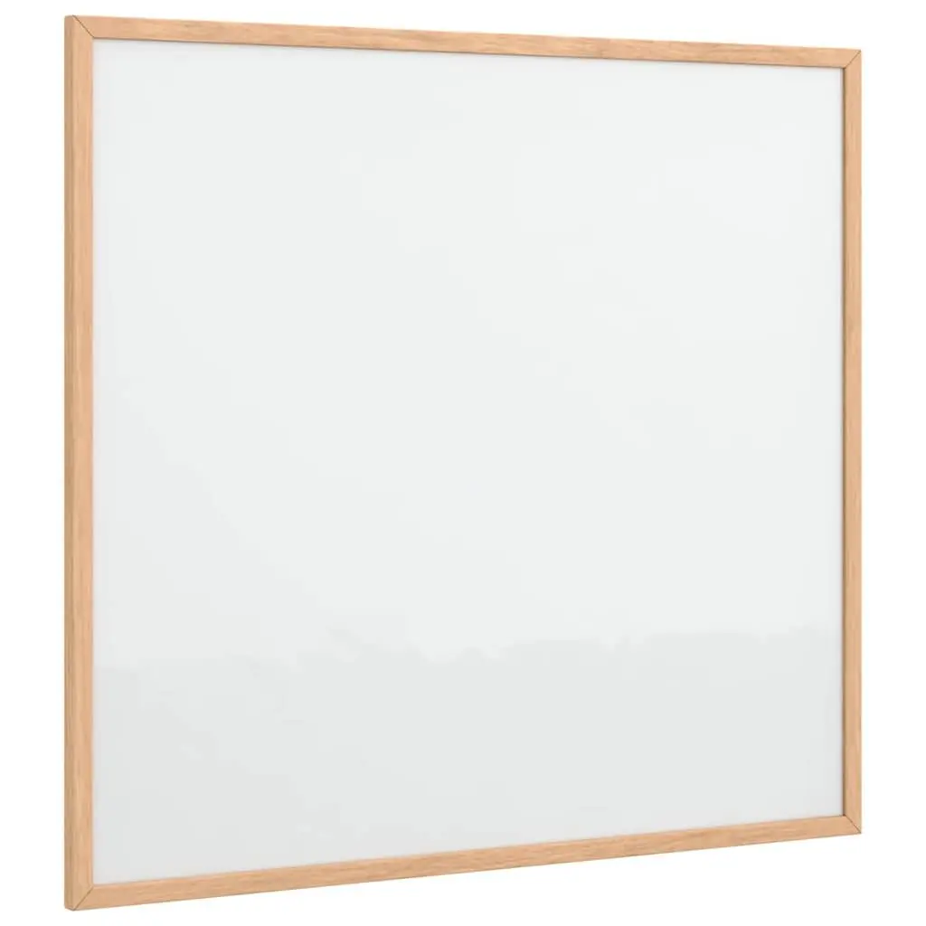 Magnetic Whiteboard Solid Pine Wood Frame 60x55 cm Dry Erase Board Display
