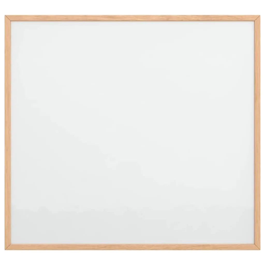 Magnetic Whiteboard Solid Pine Wood Frame 60x55 cm Dry Erase Board Display
