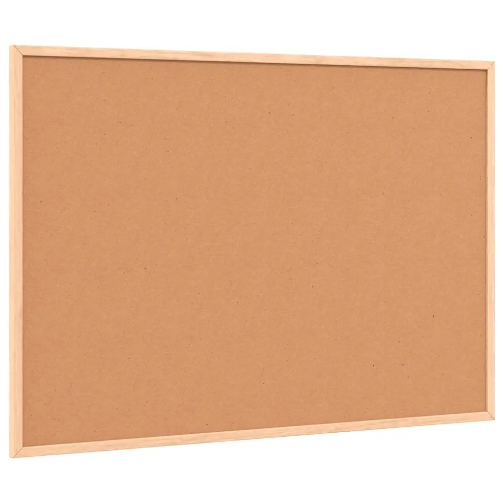Magnetic Whiteboard Lacquer-Coated Surface Pine Wood Frame 80x55 cm