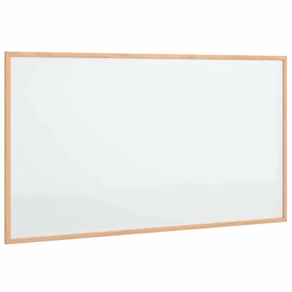 Magnetic Whiteboard Lacquer-Coated Surface Pine Wood Frame 100x55cm
