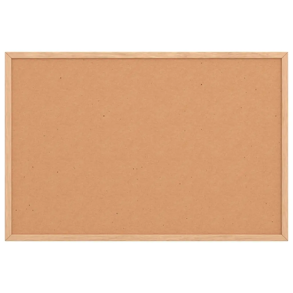 Cork Board Bulletin Board Solid Pine Wood Frame 60x40cm