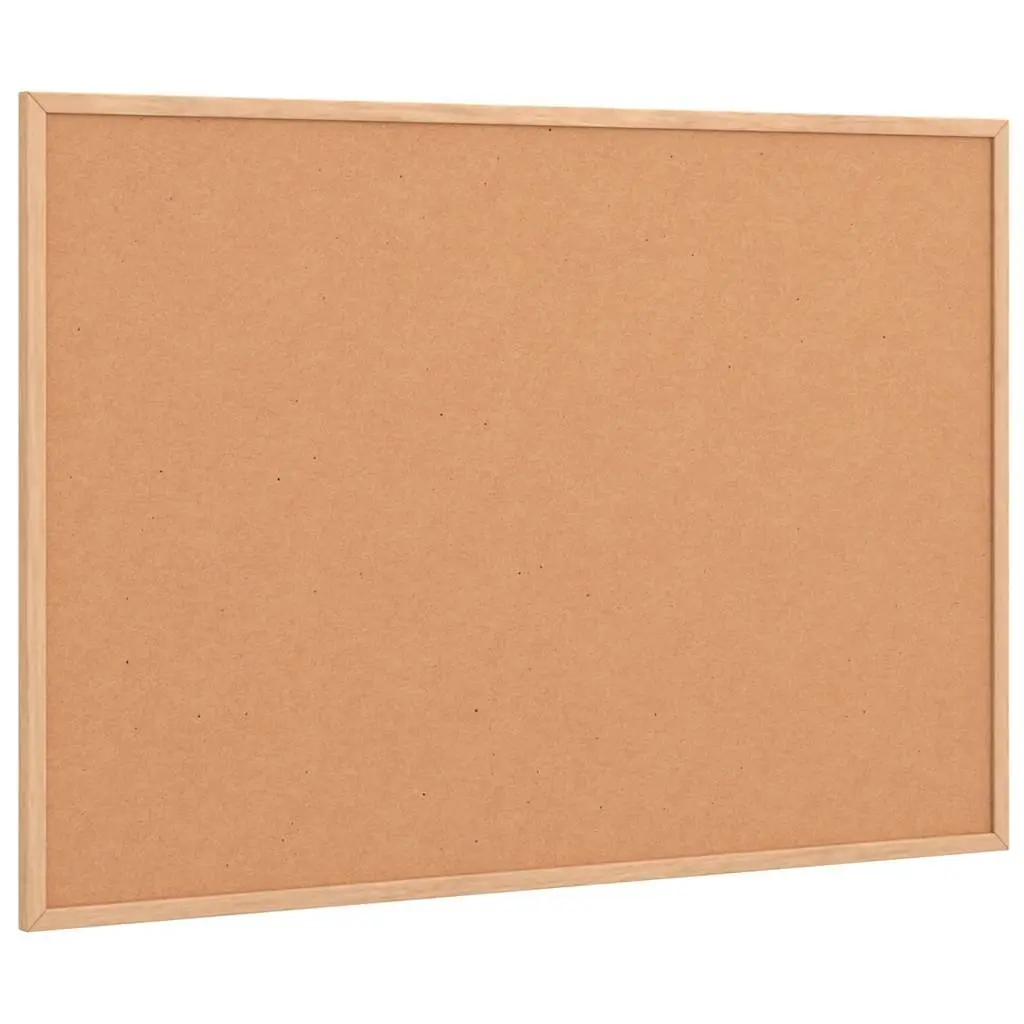 Cork Bulletin Board Solid Pine Frame Self Healing Surface 80x55cm