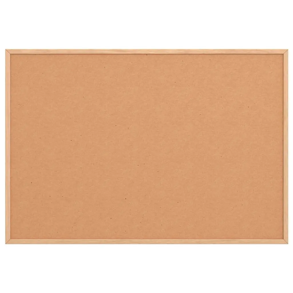 Cork Bulletin Board Solid Pine Frame Self Healing Surface 80x55cm
