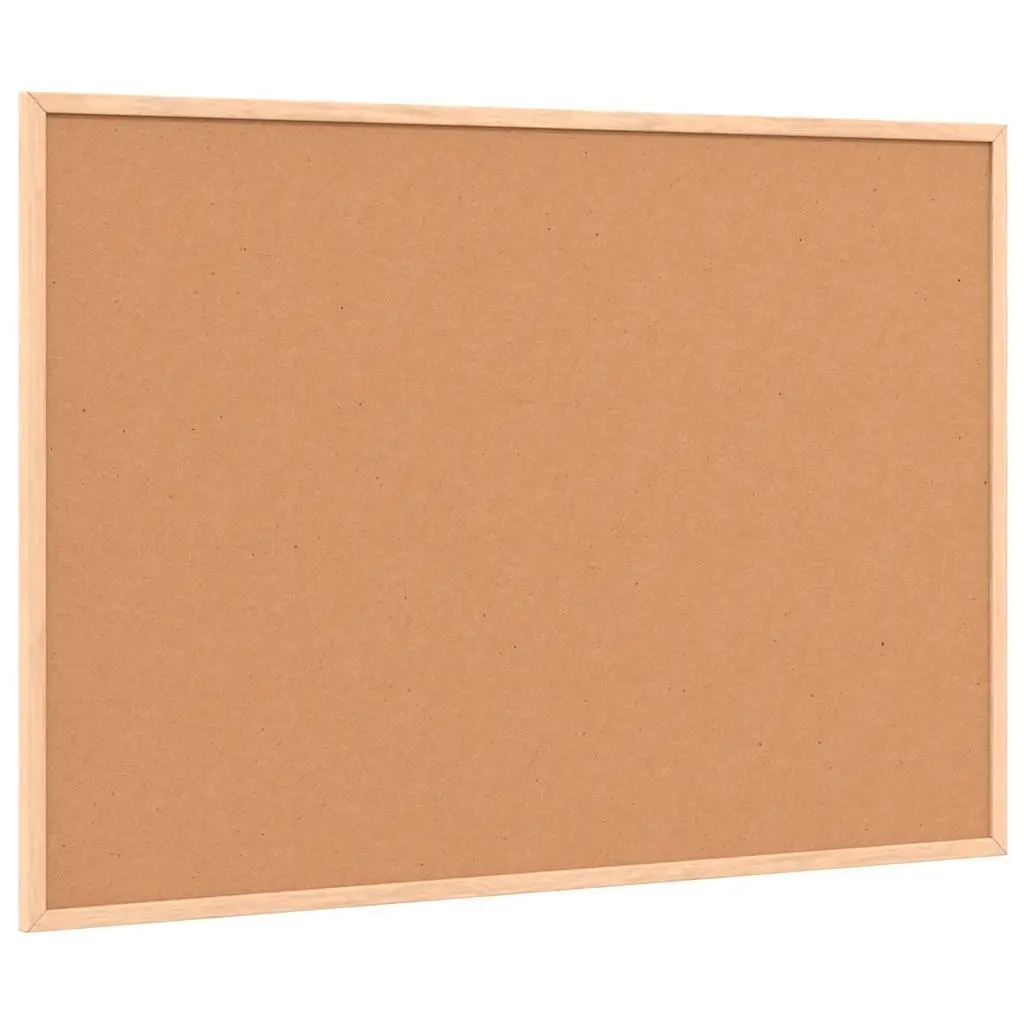 Cork Bulletin Board Solid Pine Frame Self Healing Surface 80x55cm