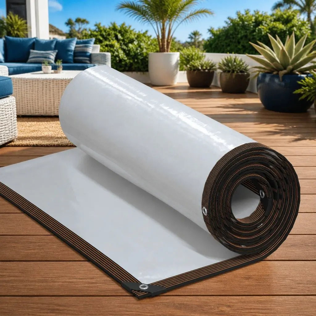3x3 m Clear Tarpaulin for Outdoor Protection