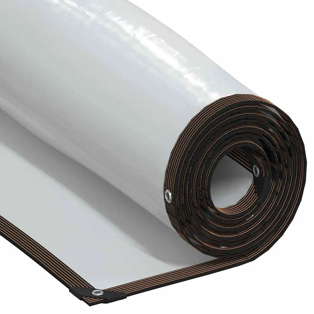 Clear Tarpaulin Sheet Eyelets 3x8m Polyethylene Outdoor Garden Cover