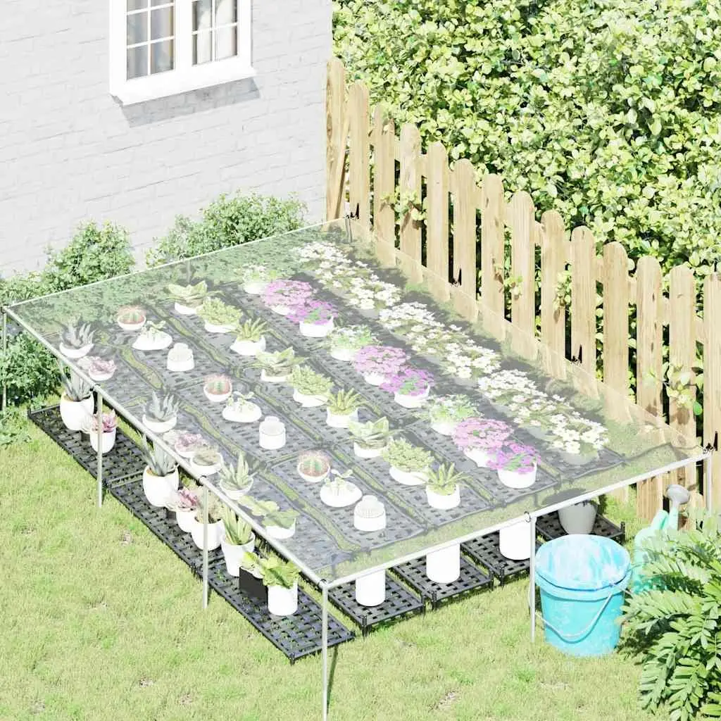 Clear Tarpaulin with Eyelets 2x3 m PVC Transparent Waterproof Outdoor Garden