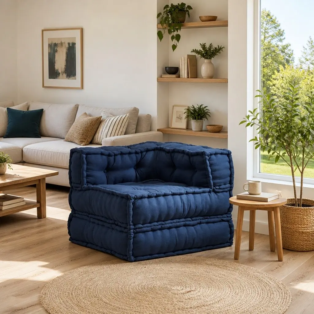 Blue Modular Sofa Unit