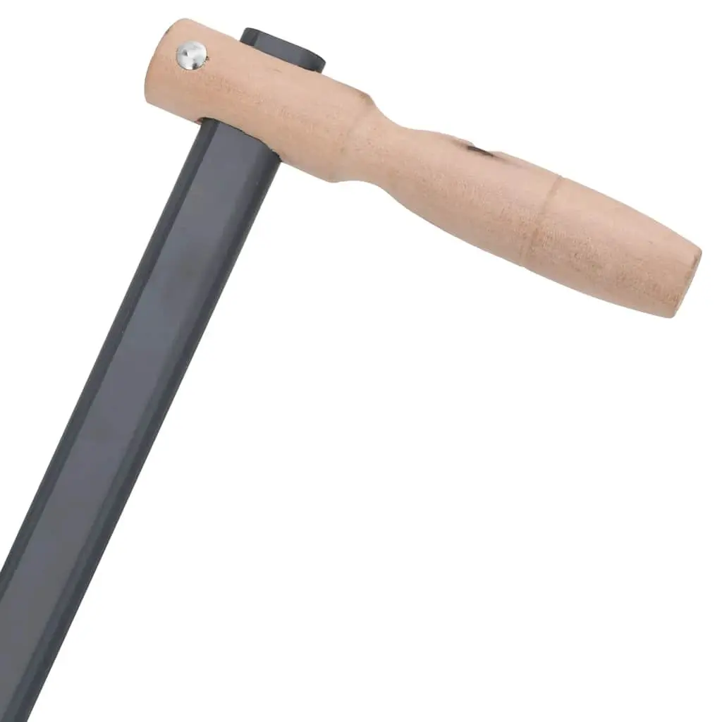 Scythe Curved Steel Blade 145cm Garden Tool with Grinding Stone for Grass Cutting and Weeds Removal