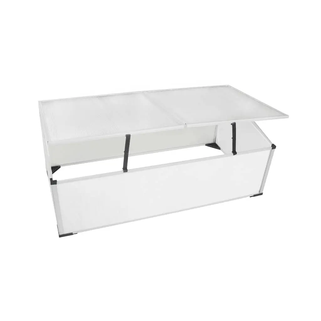 Cold Frame Greenhouse Polycarbonate Mini Garden Plant Protection 110 x 41 x 55 cm