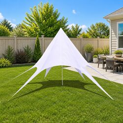 Your Friendly 14m Hexagon Star Gazebo for Outdoor Fun
