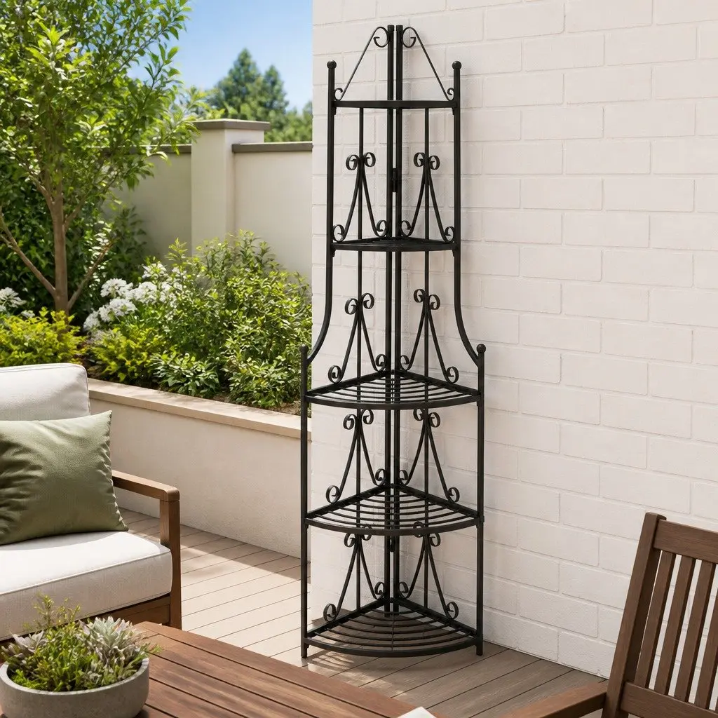 5-Tier Corner Plant Rack