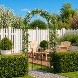 Create an Inviting Garden with Our Black Arch