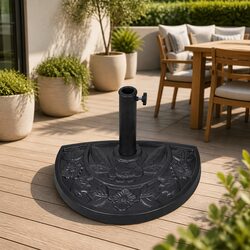 Friendly Half Round Umbrella Base for Your Patio