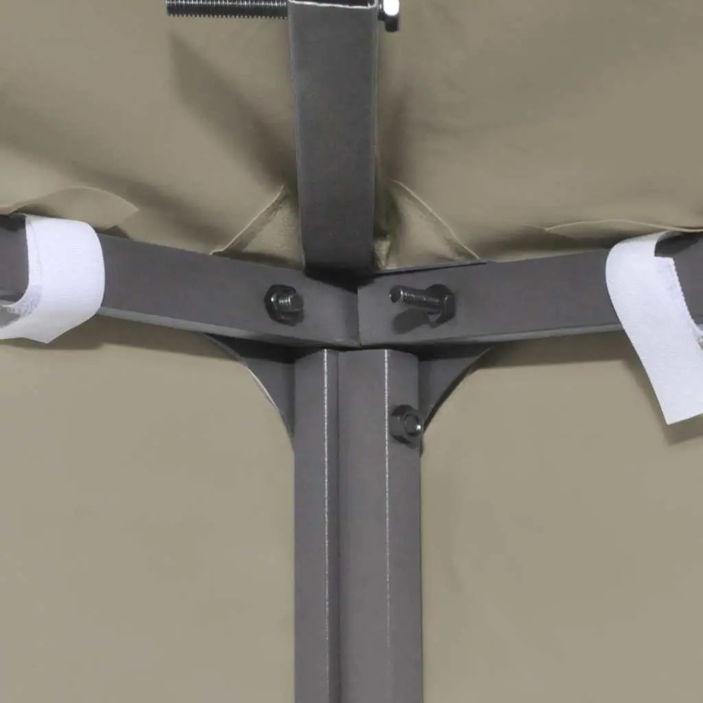 Replacement Gazebo Canopy Top Waterproof 3x4m Beige Outdoor Cover