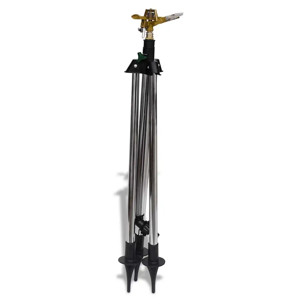 Impulse Sprinkler Tripod Base Adjustable Angles 24m Diameter