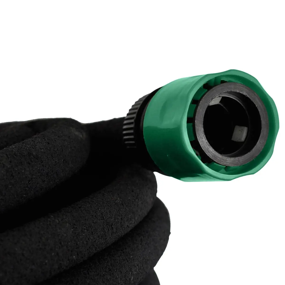 Garden Soaker Hose 25m Watering Irrigation Flexible Drip 1/2" Connector Black