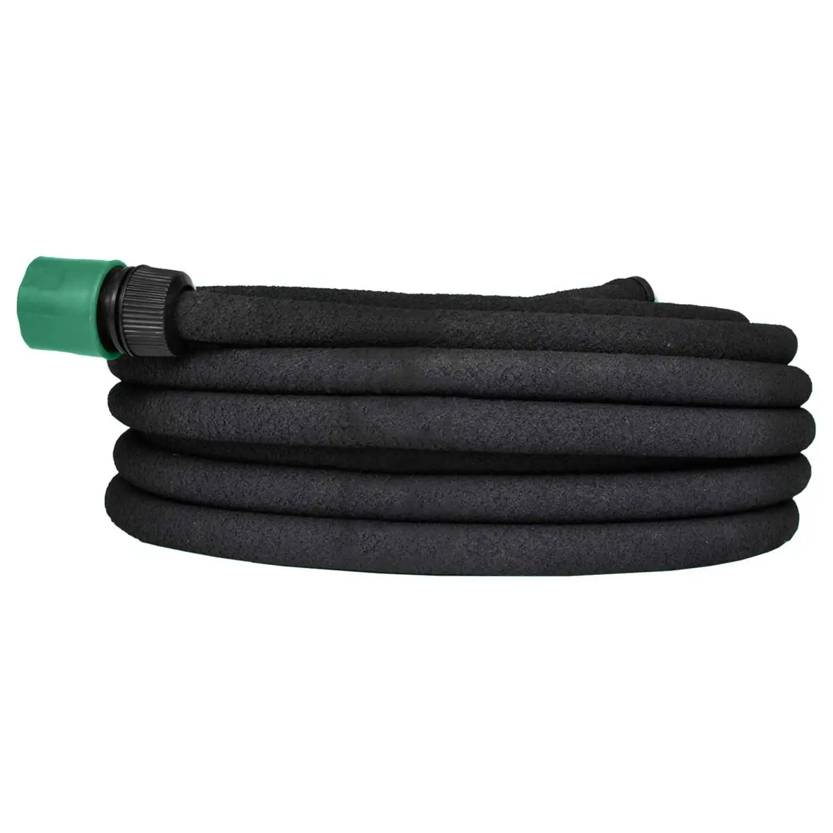 Soaker Hose Flexible 50m Watering Irrigation 1/2" Connector Black