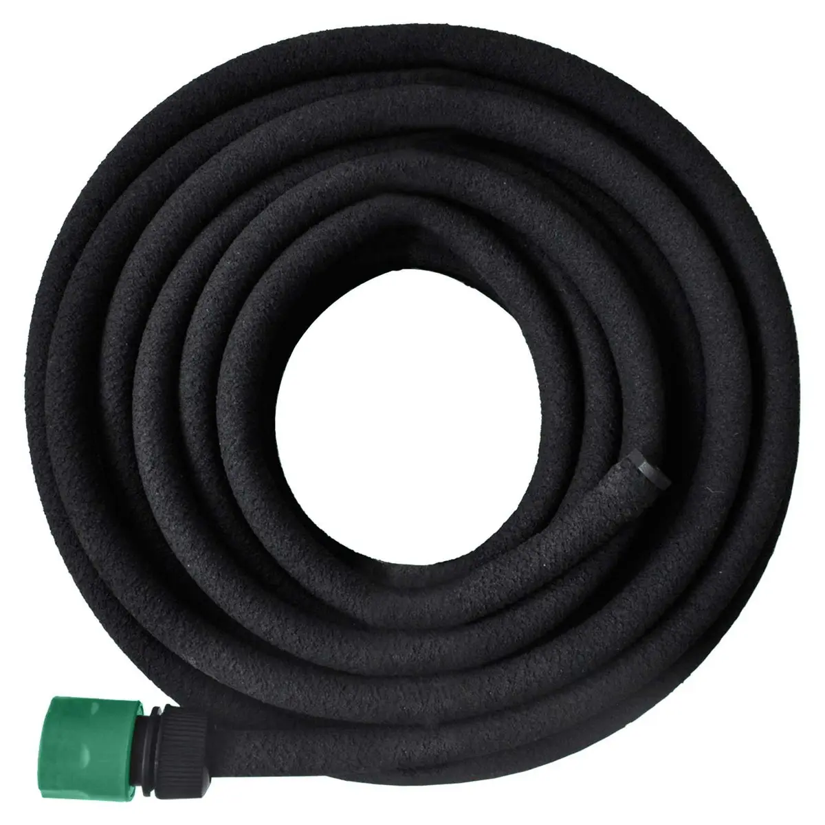 Soaker Hose Flexible 50m Watering Irrigation 1/2" Connector Black