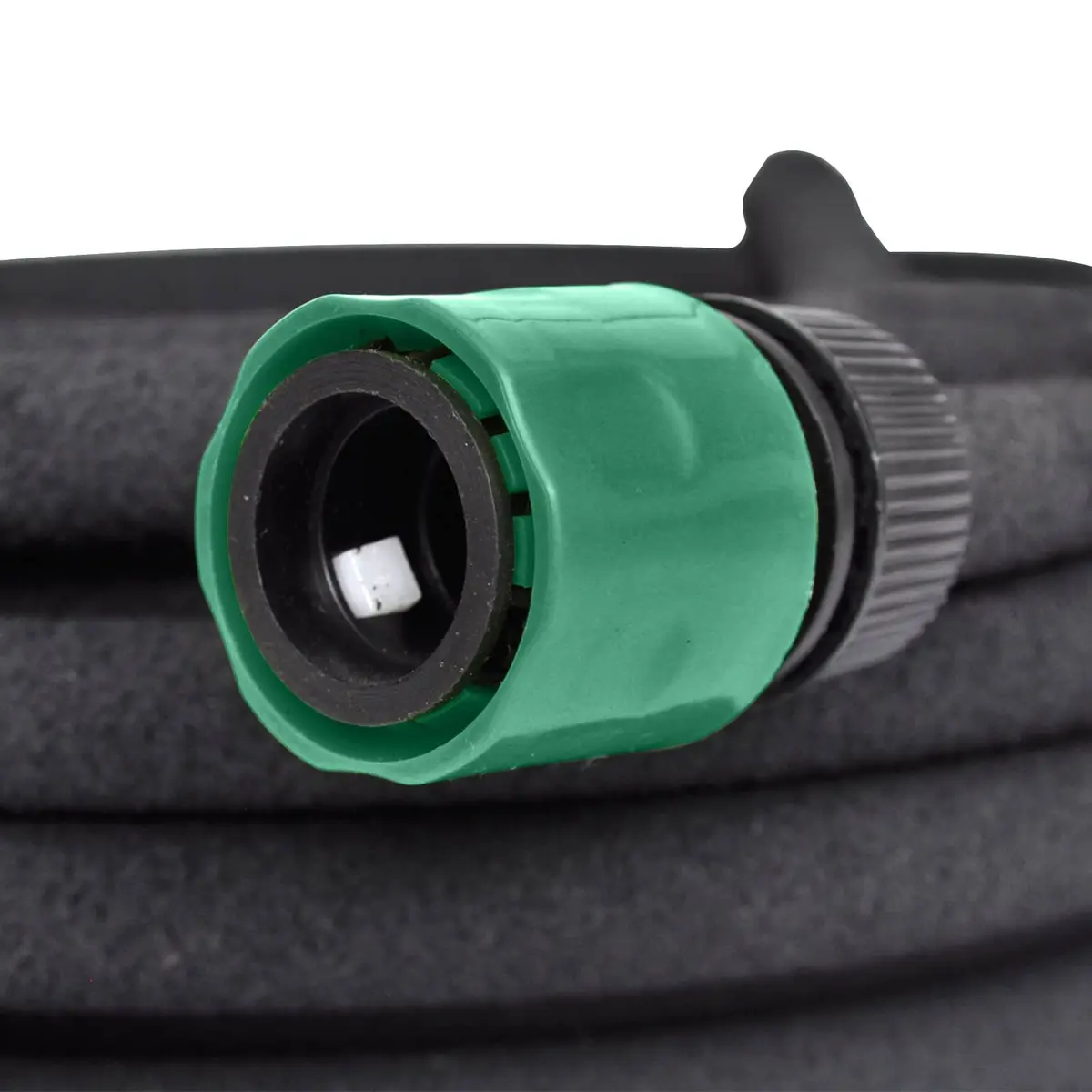 Soaker Hose Flexible 50m Watering Irrigation 1/2" Connector Black