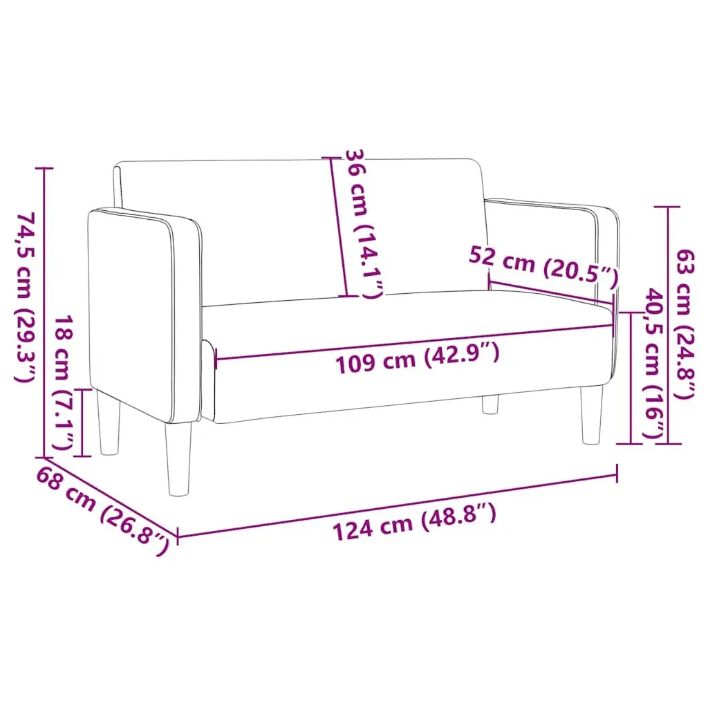 Grey Loveseat Sofa for Comfort
