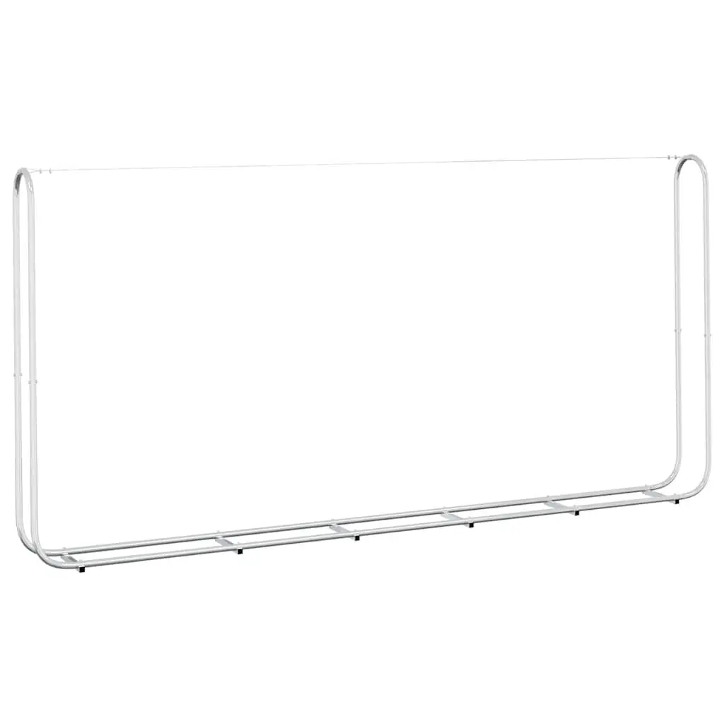 Firewood Rack Log Storage Holder Galvanised Steel Elevated Design Large Capacity