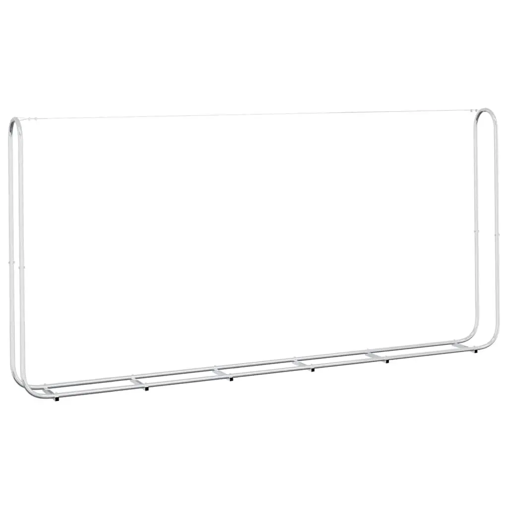 Firewood Rack Log Storage Holder Galvanised Steel Elevated Design Large Capacity
