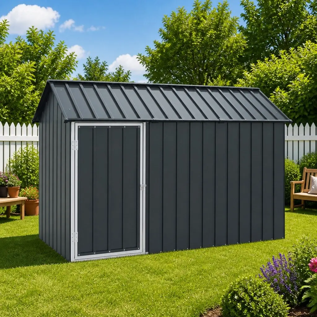 Bird Cage Anthracite Outdoor Garden Aviary Galvanised Steel Rectangular