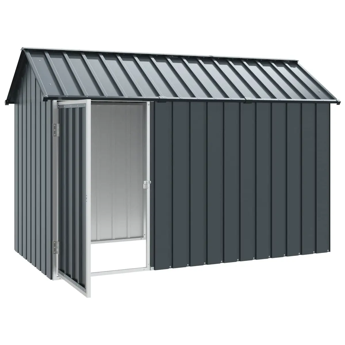 Bird Cage Anthracite Outdoor Garden Aviary Galvanised Steel Rectangular