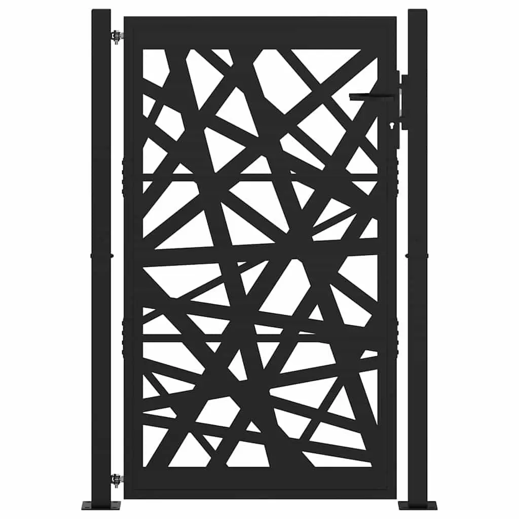 Black Steel Garden Gate