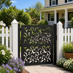 Approachable Garden Gate – Stylish and Lockable