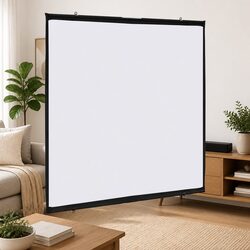 Projection Screen Wall-Hanging 67 Inch 1:1 Aspect Ratio Home Theater Classroom