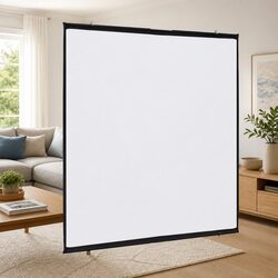 Projection Screen Wall-Hanging 81 Inch 1:1 Aspect Ratio Home Theater Classroom