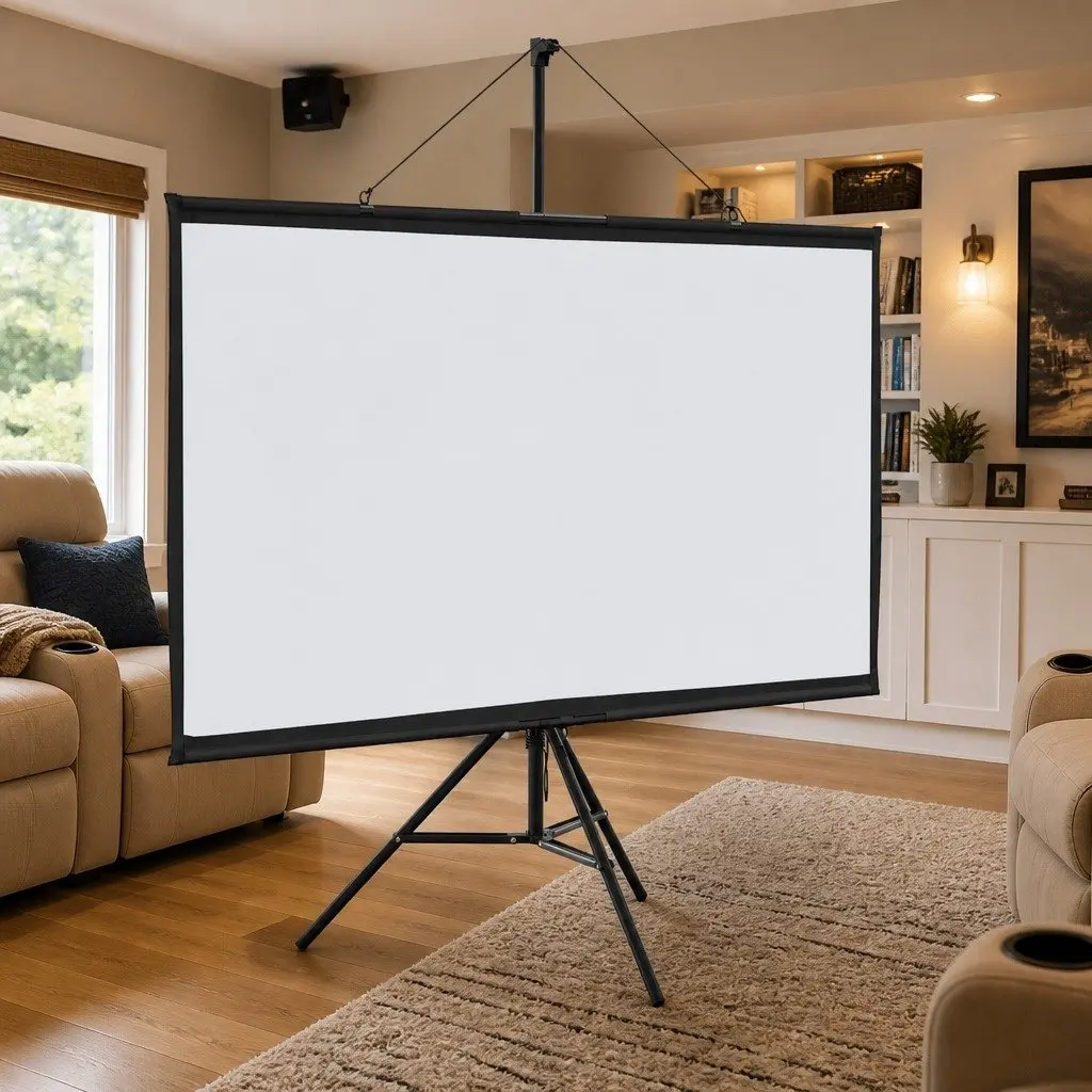 72-Inch Tripod Projection Screen