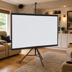 72-Inch Tripod Projection Screen