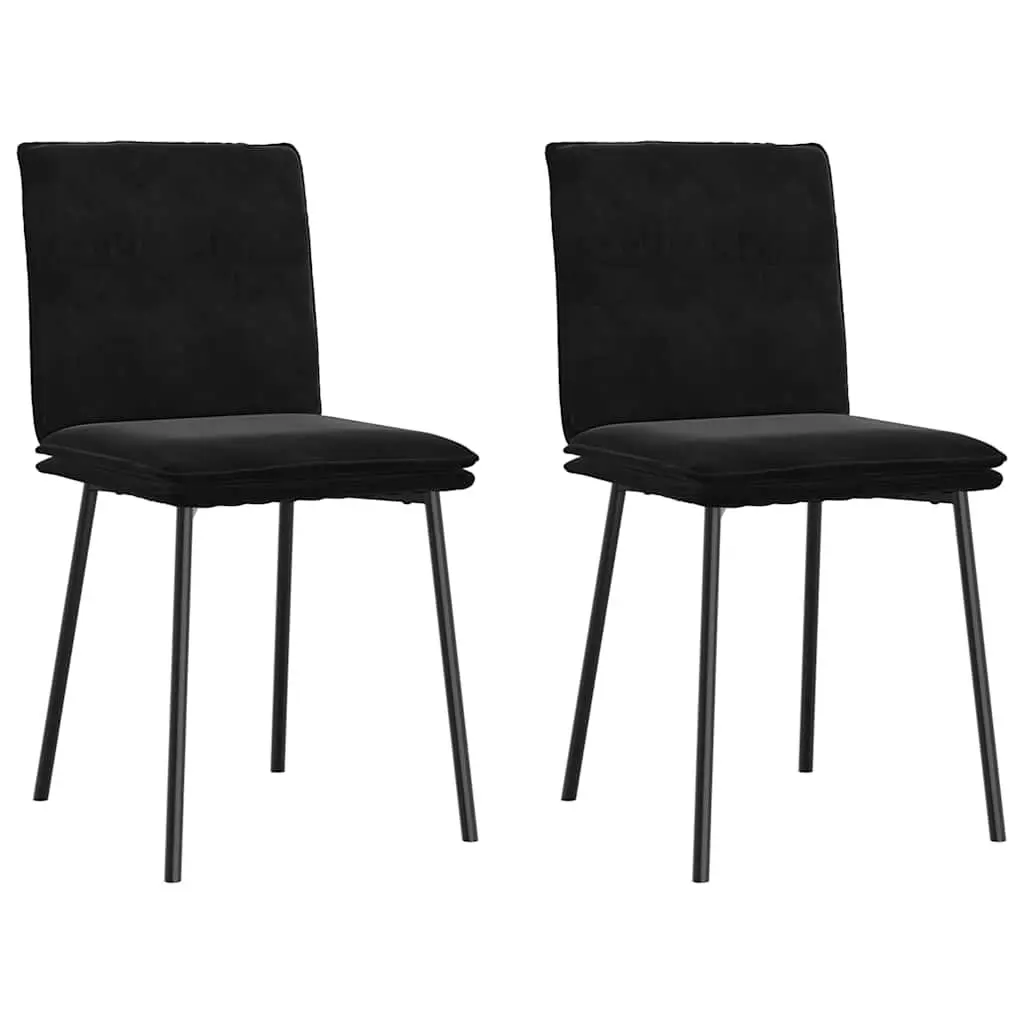Black Velvet Dining Chairs