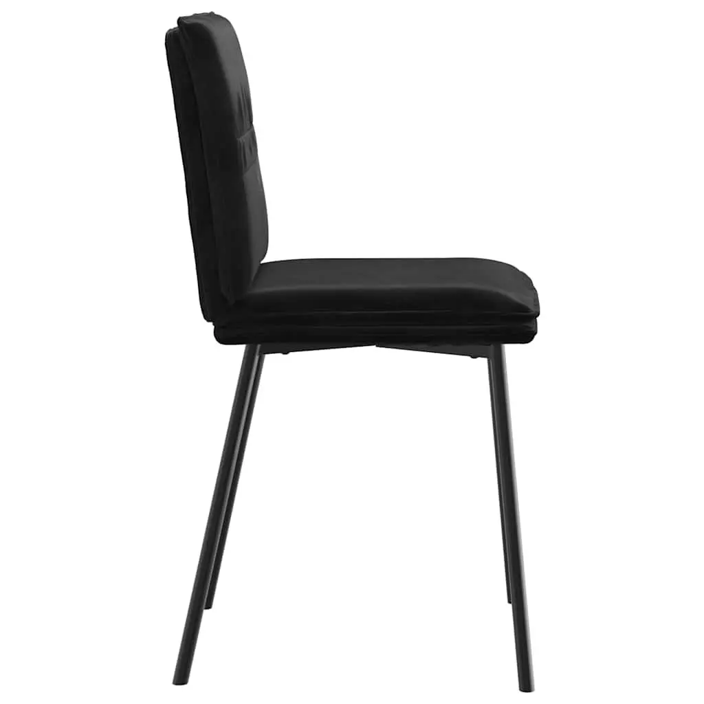 Black Velvet Dining Chairs