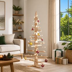 Friendly 150cm Wooden Christmas Tree Decoration for You
