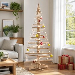 Your 180cm Wooden Christmas Tree Awaits!
