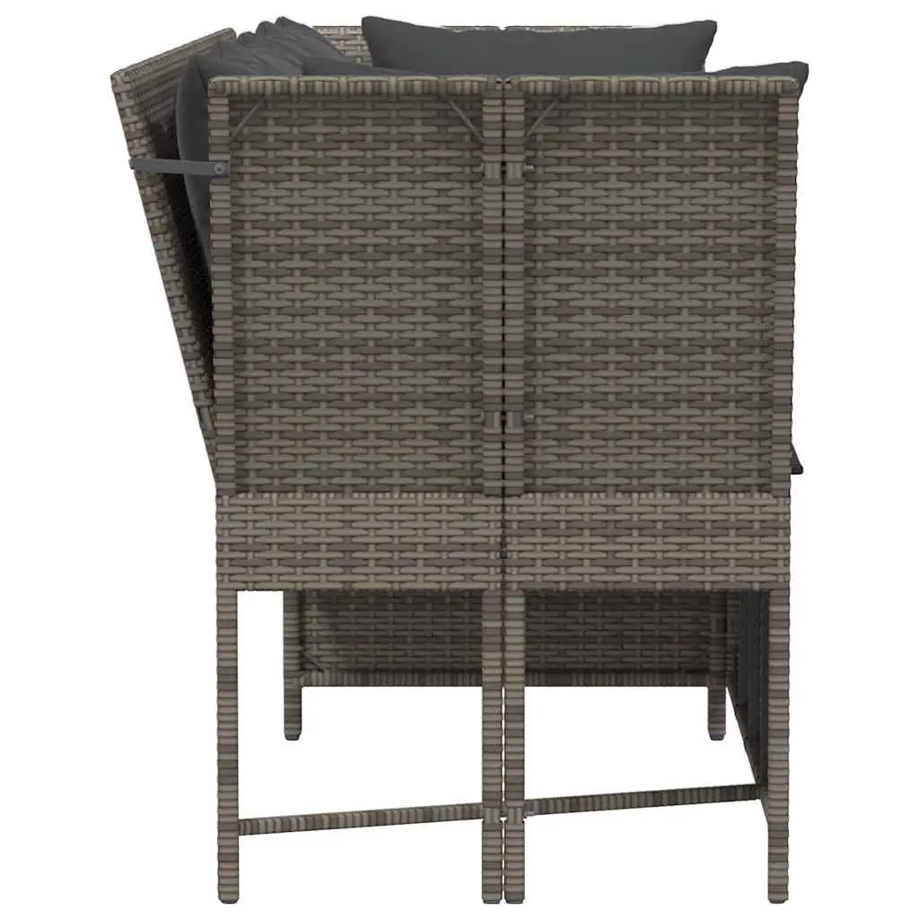 Garden Sofa with Cushions for Outdoor Spaces