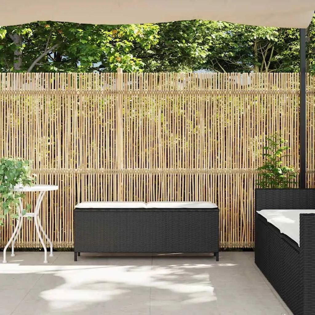 Garden Bench with Padded Cushion